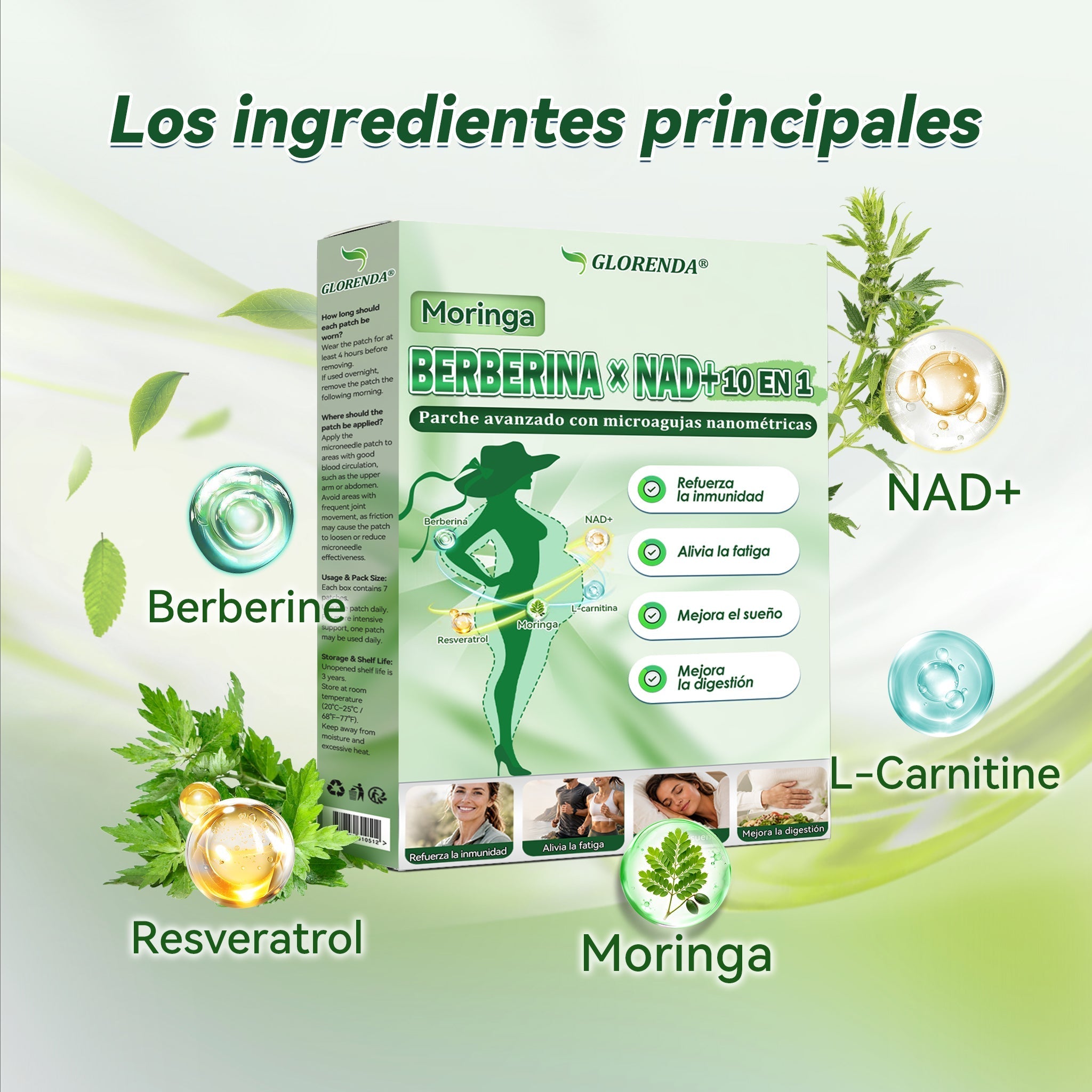 Parche Avanzado de Nanomicroagujas 10 en 1